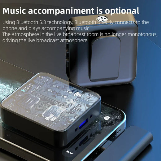 Wireless Lavalier Mic — Stable 20m Range, Advanced Noise