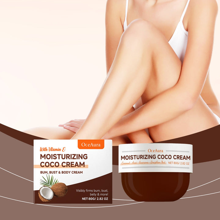 Coconut Body Firming Cream for Bum, Bust & Belly
