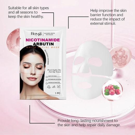 Nicotinamide Arbutin Sheet Mask for Dull, Tired Skin