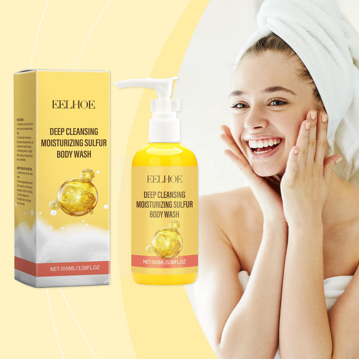 Sulfur Cleansing Shower Gel for Dry, Irritated Skin