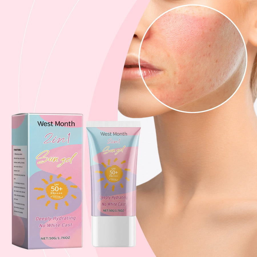 SPF 50+ Sun Gel Moisturizer With No White Cast