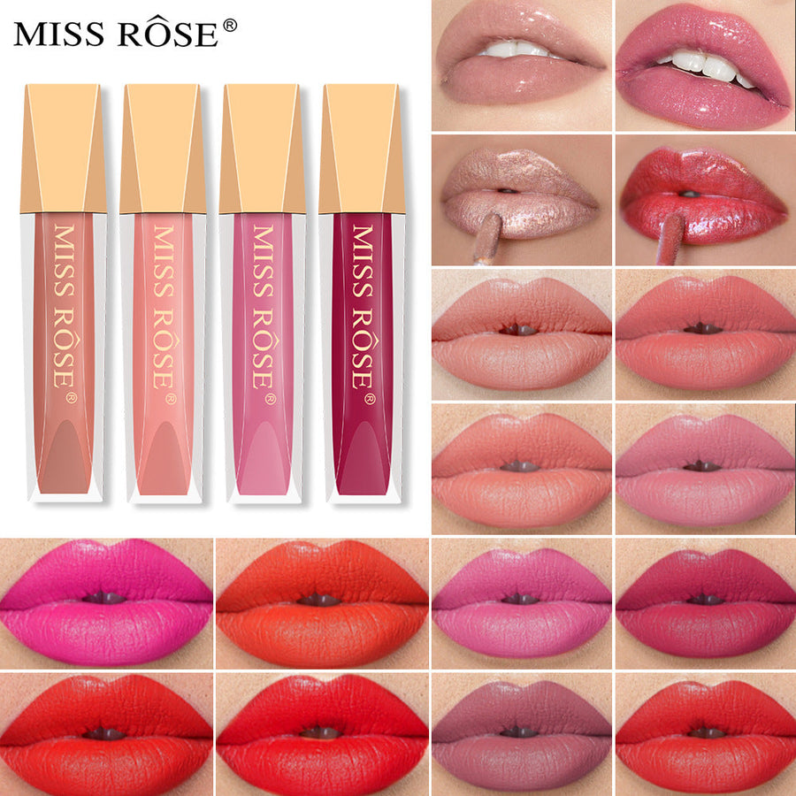 Lip Glaze for Glossy Color in 16 Versatile Shades