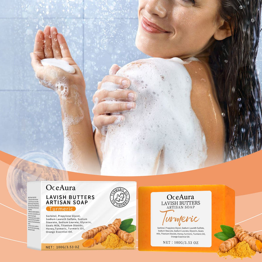 Turmeric Goat's Milk Soap for Soft Glowing Skin