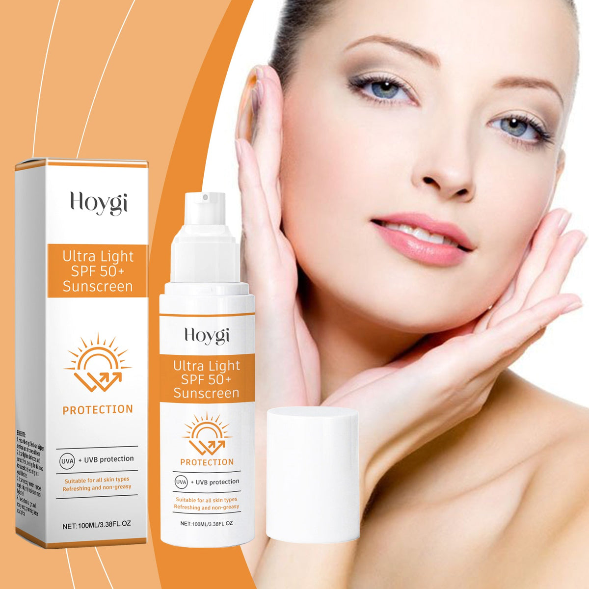 Foam SPF 50+ Face Sunscreen - Lightweight No White Cast