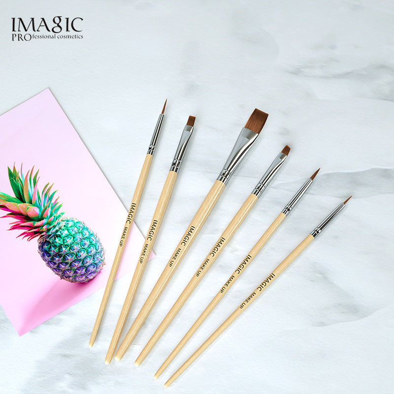 Makeup Art Brushes: Six Shapes for Precise Creative Detail