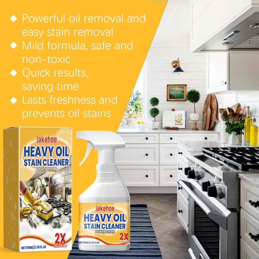 Kitchen Oil Removal Spray — 2X Heavy Grease Cleaner