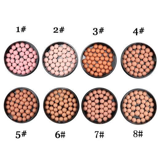 3-in-1 Makeup Blush Compact for Cheeks, Eyes & Contour