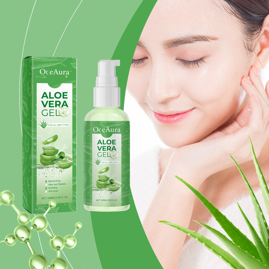 Aloe Vera Gel for Sensitive, Acne-Prone & Sun-Stressed Skin