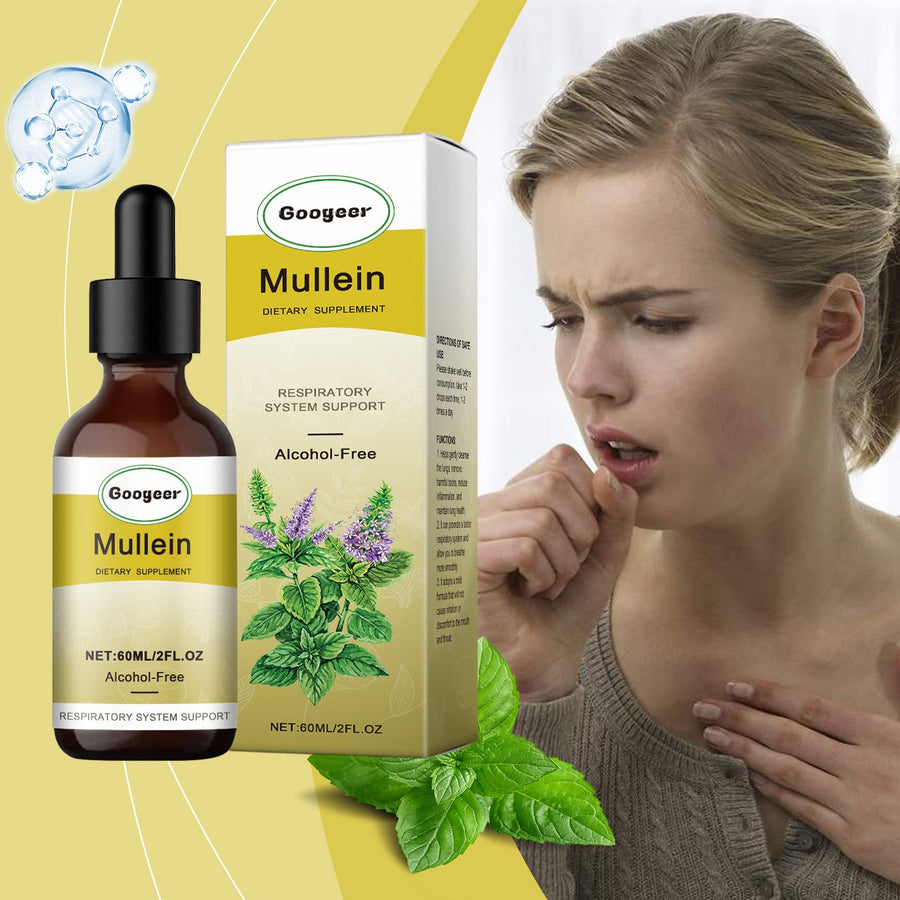 Mullein Leaf Drops 60ml — Alcohol-Free Respiratory Support