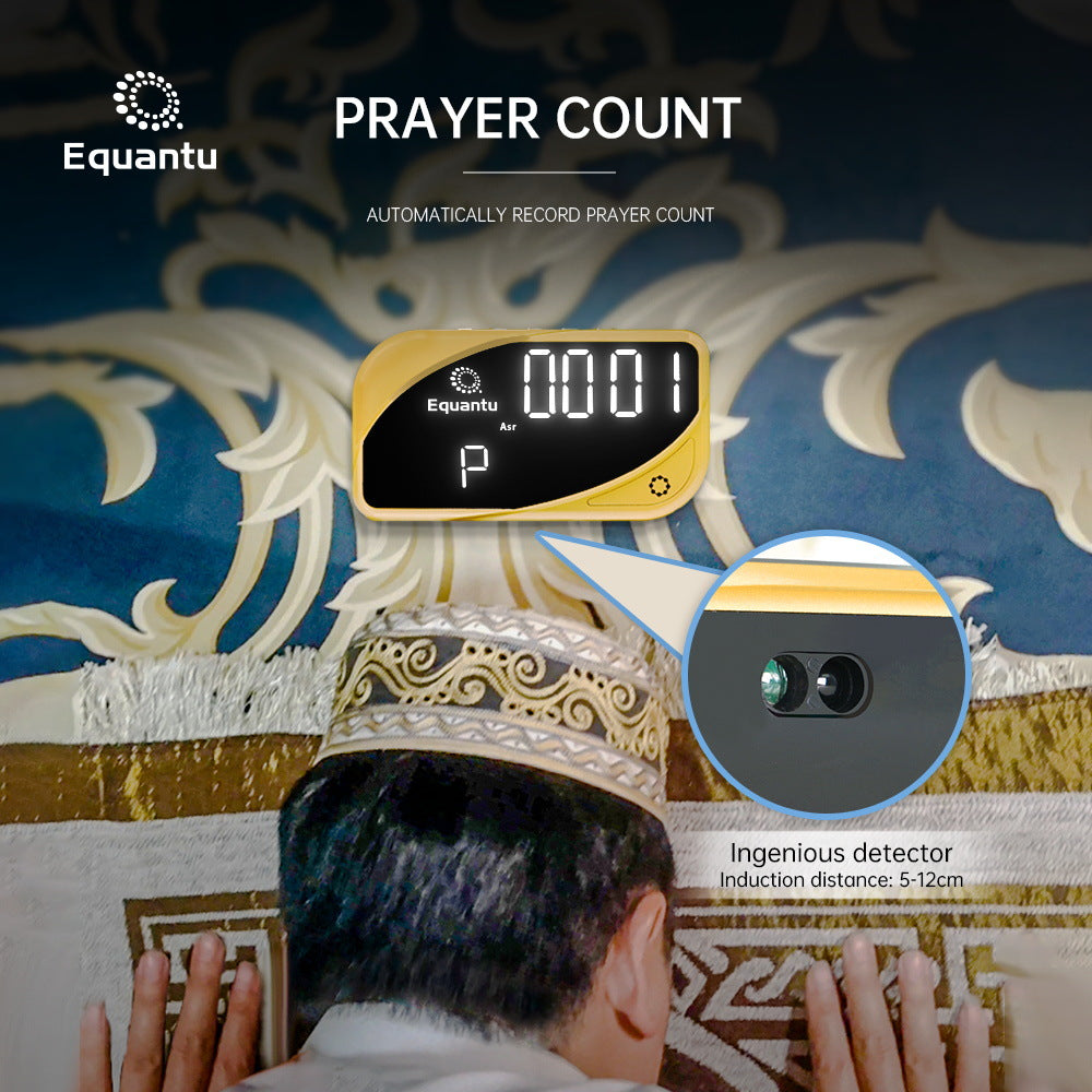Automatic Prayer Counter — Hands‑Free Tally & Azan Clock