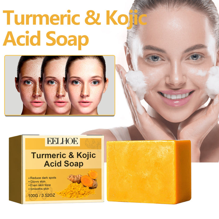 Turmeric Kojic Acid Soap for Dark Spots & Even Skin Tone