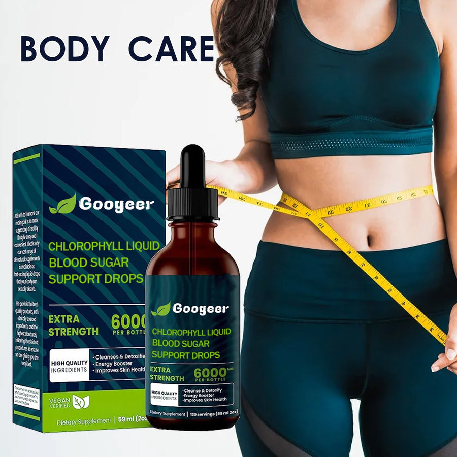 Chlorophyll Liquid Drops — Balanced Blood Sugar & Daily