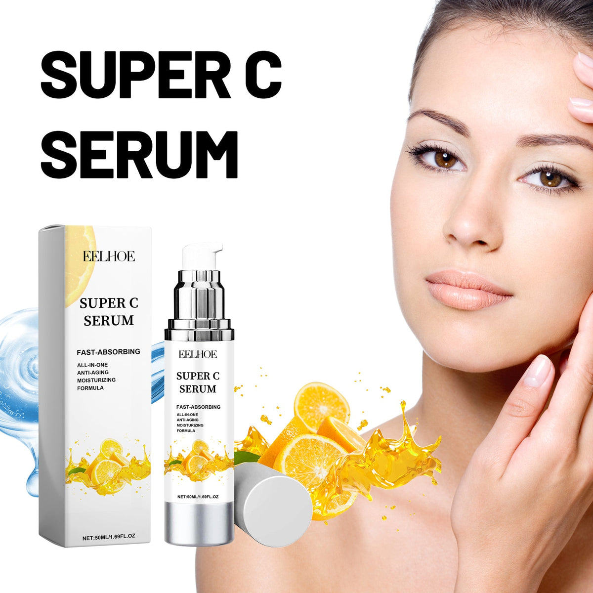 Vitamin C Serum for Dry, Dull Skin Hydration