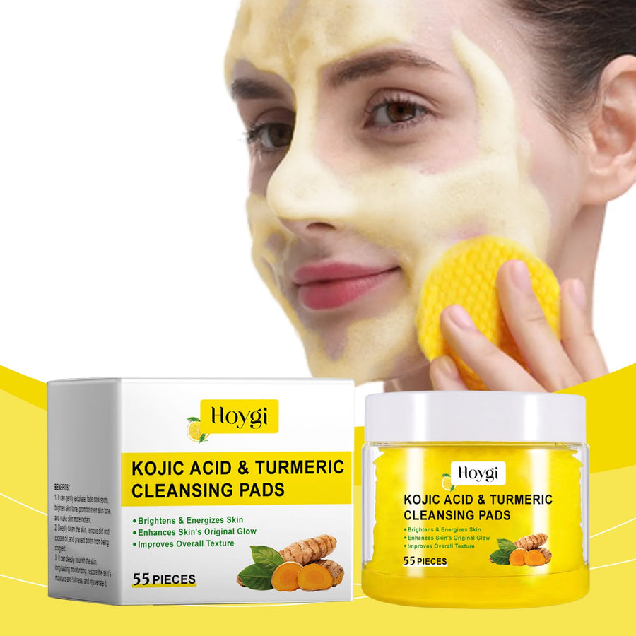 Turmeric Kojic Acid Cleansing Pads for Brighter Skin