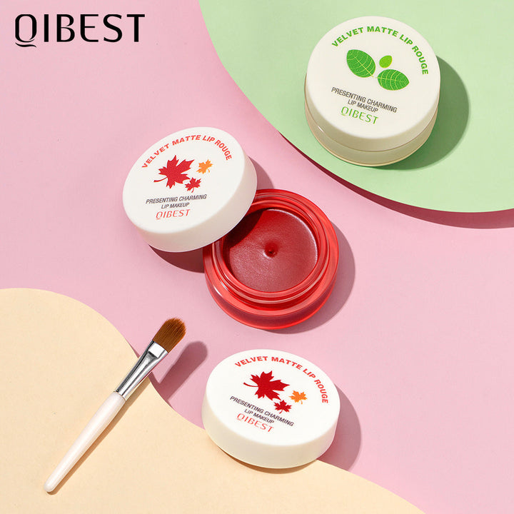 Matte Lip Mud for Soft-Focus, Blurred Velvet Color