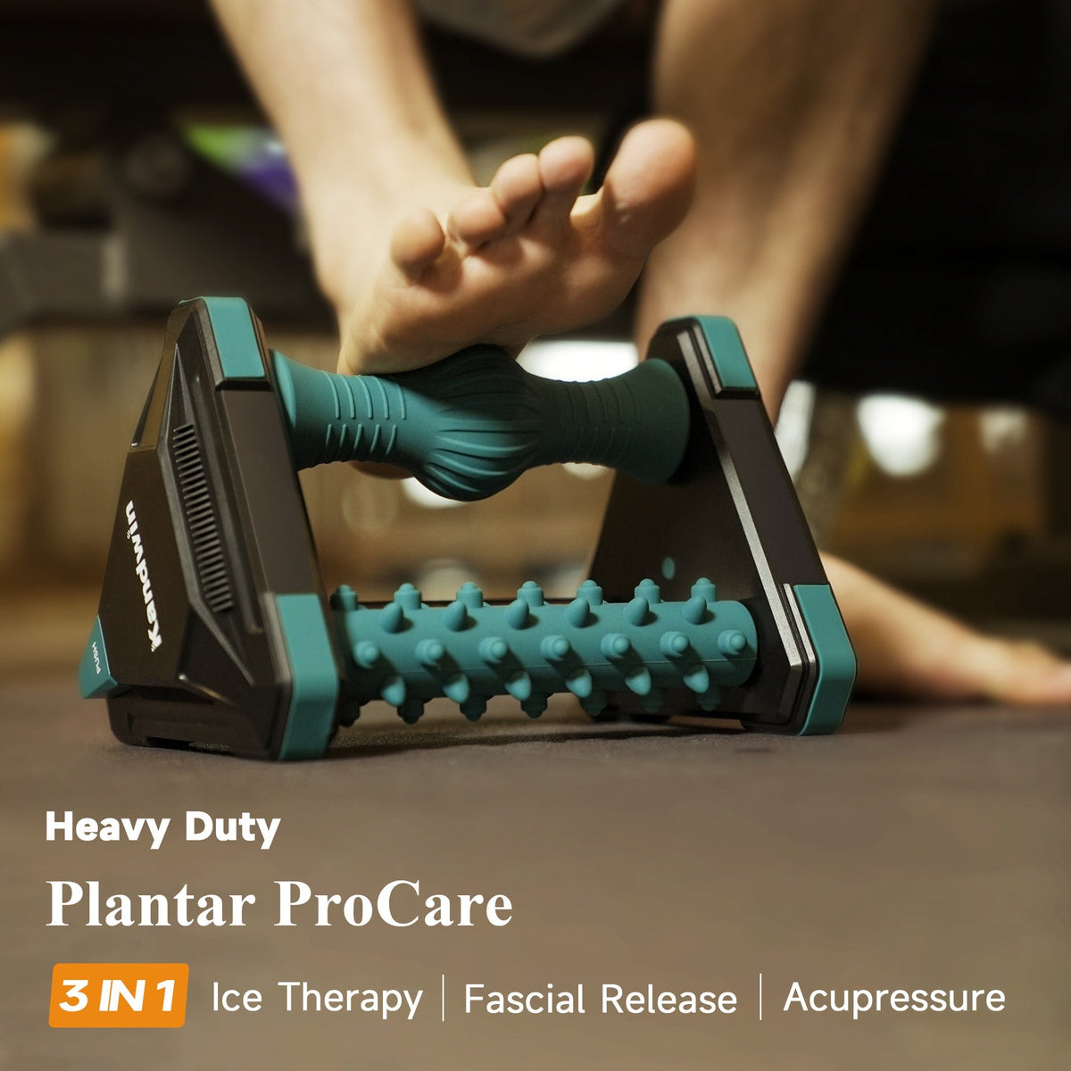 Foot Massager for Heel Pain Relief — 3‑in‑1 Ice, Release