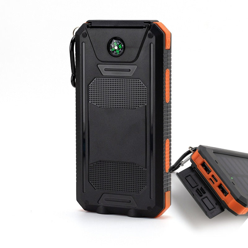 Waterproof Solar Power Bank 20000mAh with Compass