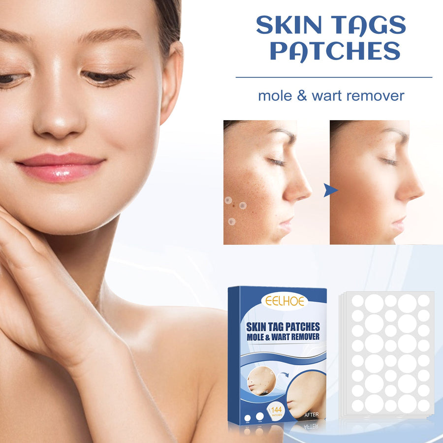 Skin Tag Patches – 144 Gentle Mole & Wart Removal Patches