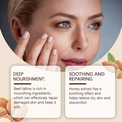 Tallow Face Cream for Dry, Irritated Skin Relief