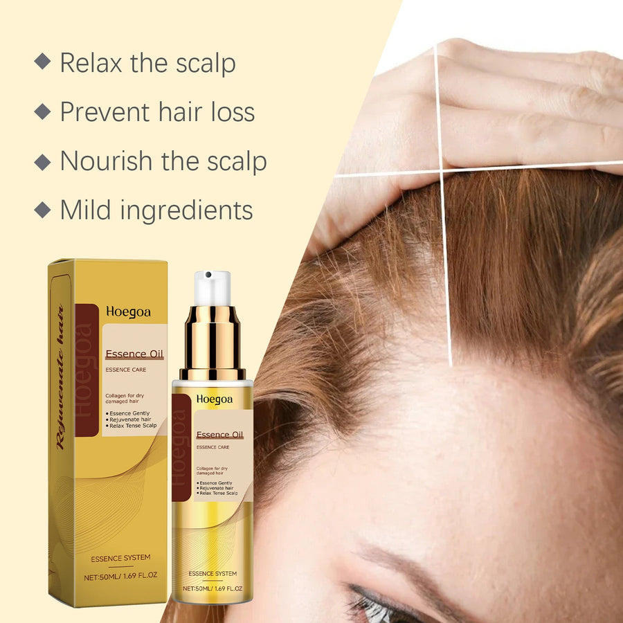 Plant Extract Hair Oil for Glossy, Smooth, Softer Hair