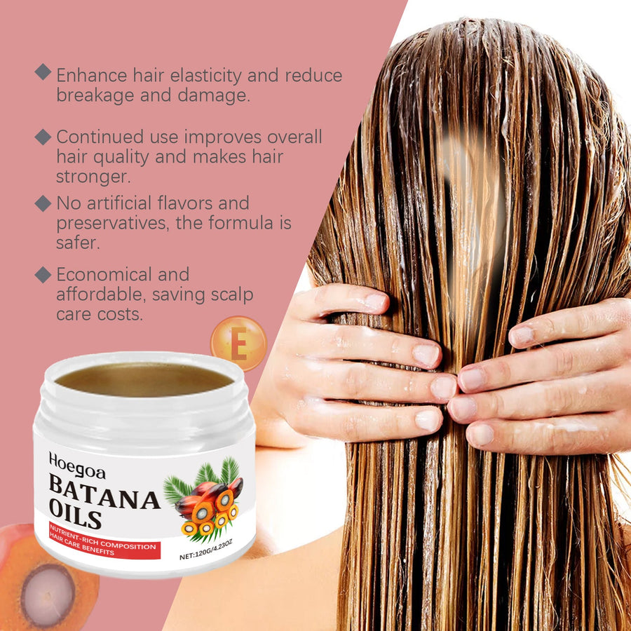 Batana Hair Oil for Dry, Frizzy, Damaged Hair Repair