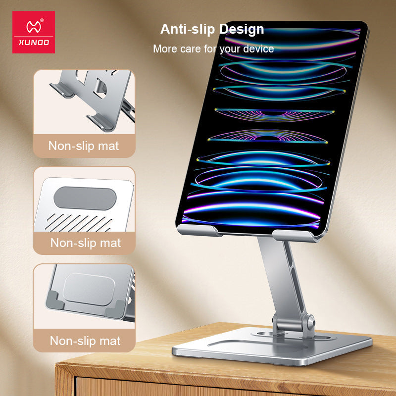 Aluminum Tablet Stand — Heat Dissipation & Anti-Slip