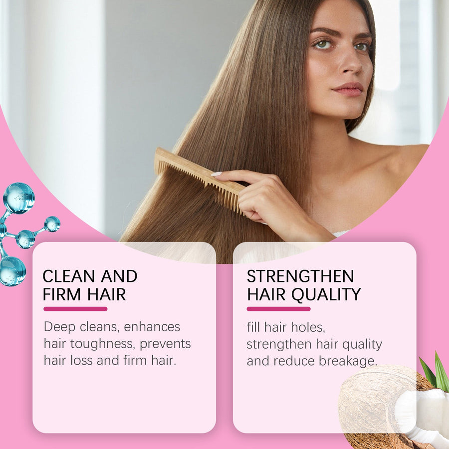 Sulfate-Free Glycolic Shampoo for Smoother, Shinier Hair
