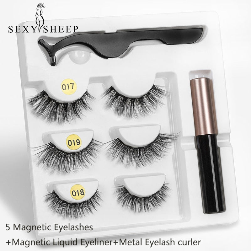 Magnetic Eyelashes Set for Easy, No-Glue Eye Looks