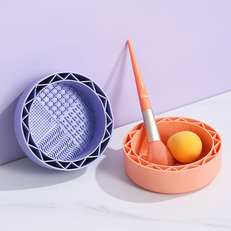 Silicone Makeup Brush Cleaner — Deep-Clean & Dry in Seconds