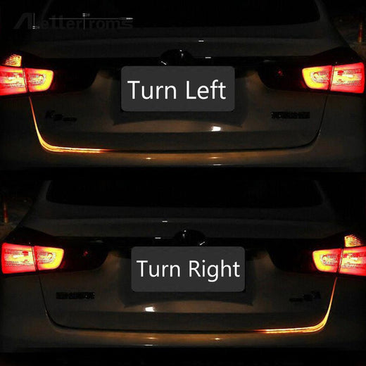 Promotion! 1.2m 12V Car Four Colors Flow Type 36 LED Car Tai