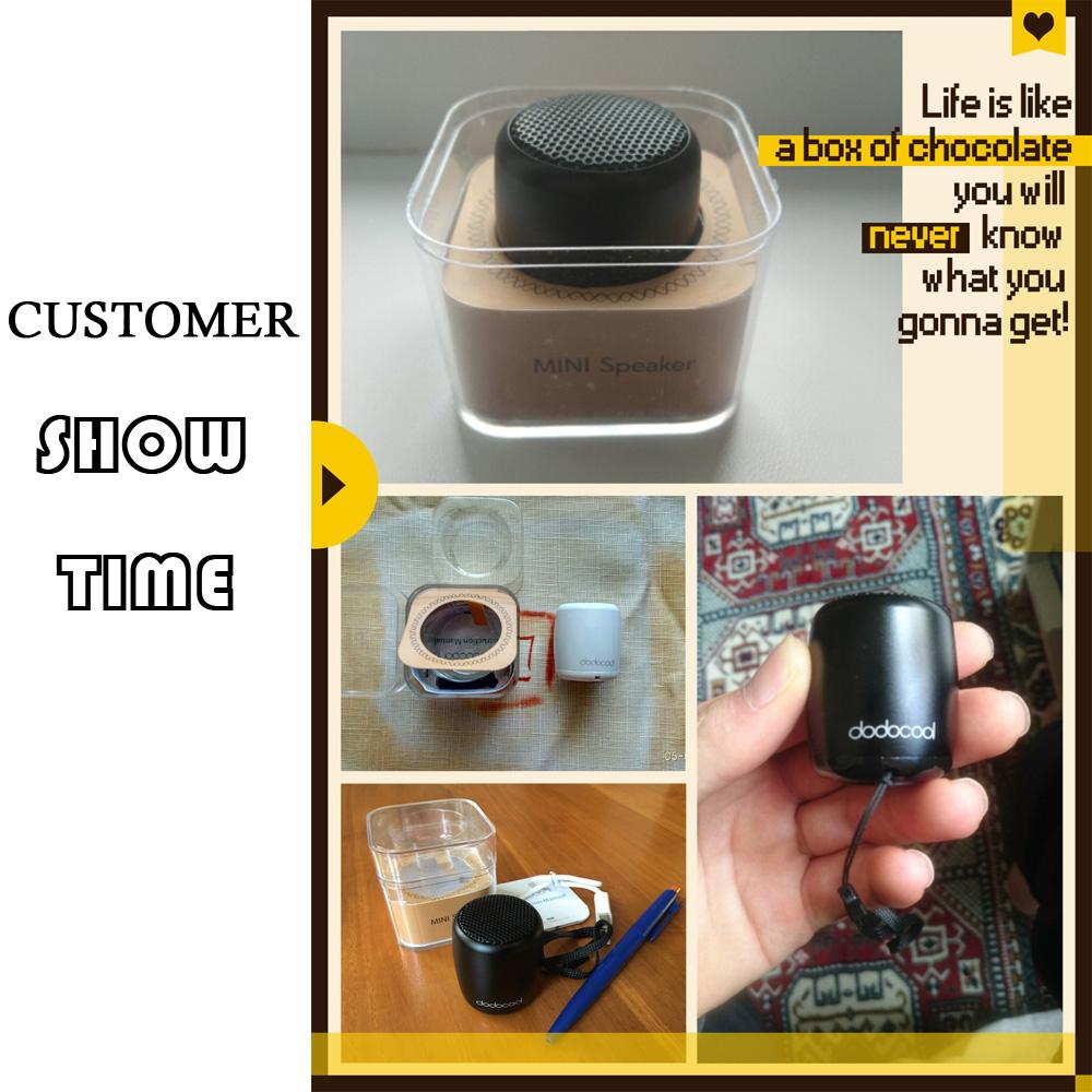 Mini Bluetooth Speaker with Selfie Remote — Pocket-Sized