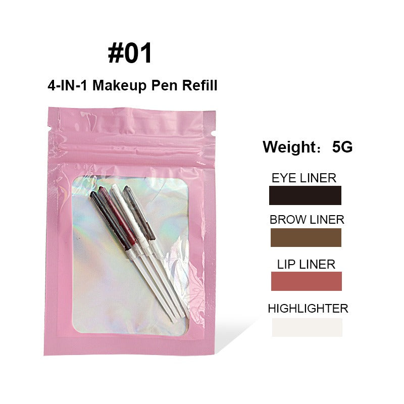4-in-1 Makeup Pen for Brows, Eyes, Lips & Highlight