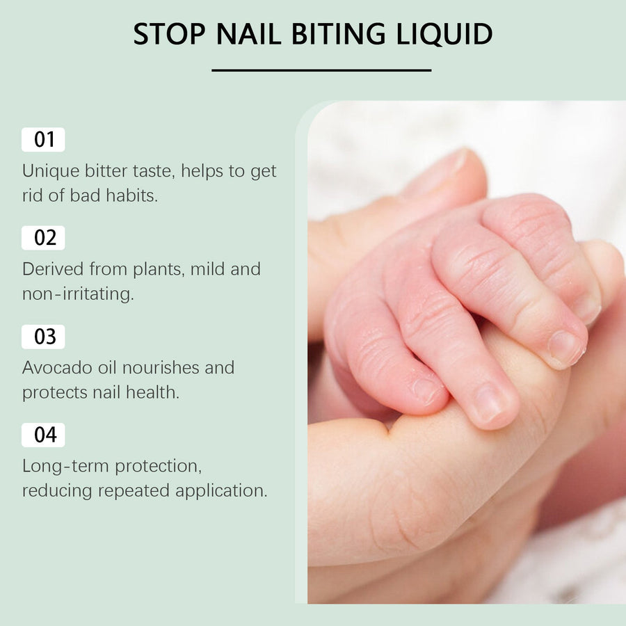 Children's Nail Biting Deterrent With Plant-Based Care