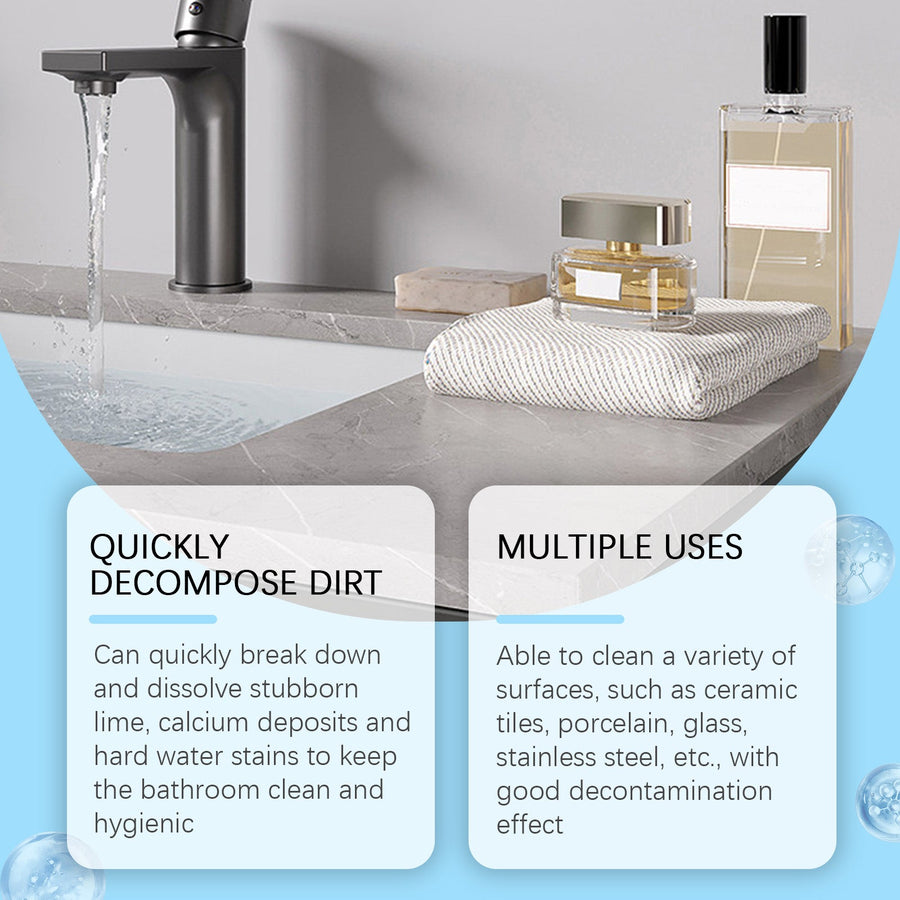 Bathroom Descaler Spray — Dissolves Hard Water Stains