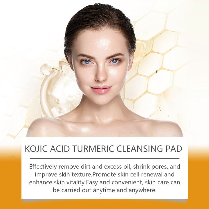 Kojic Acid Turmeric Cleansing Pads for Pores & Glow