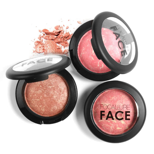Baked Blush 6-Color Palette for Naturally Radiant Cheeks