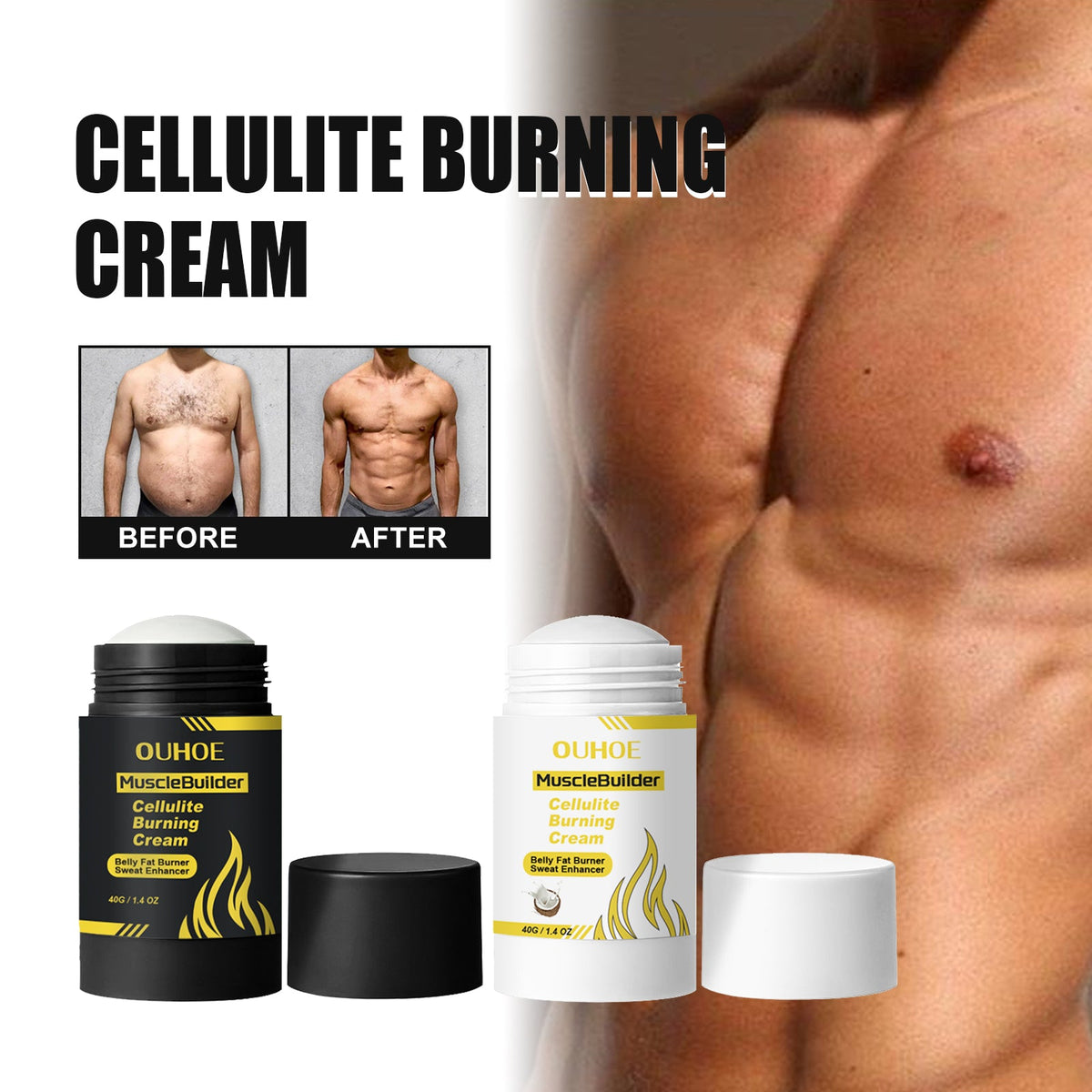 Abs Sweat Cream for Toned, Tighter-Looking Waistline