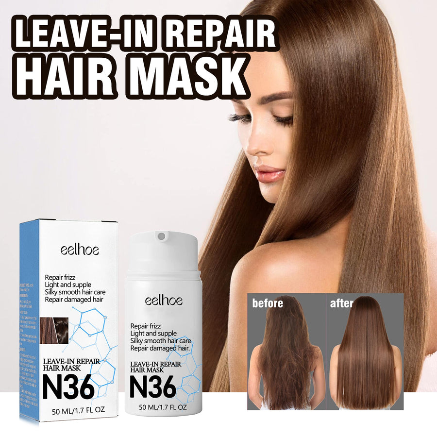 Leave-In Hair Mask for Smooth, Frizz-Free, Shiny Hair
