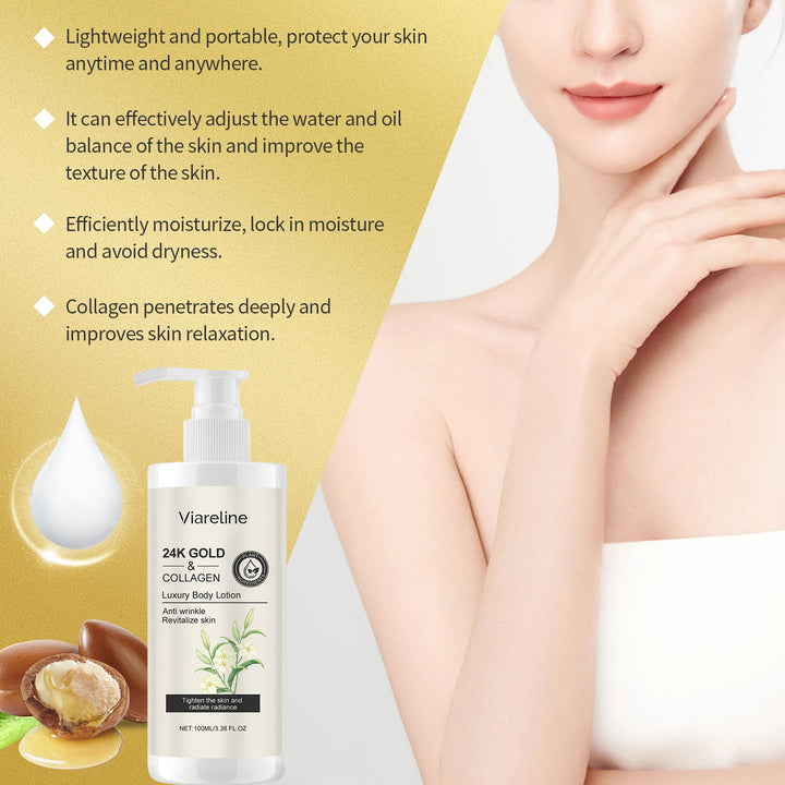 24K Gold Collagen Body Lotion — Luminous, Firmer Skin