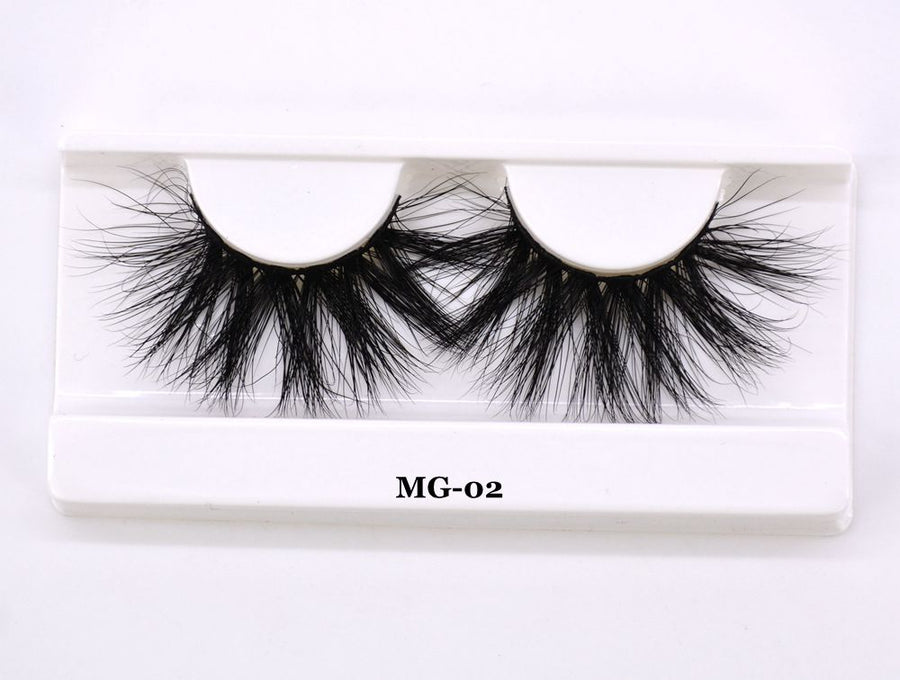 25mm 3D Mink False Eyelashes for Dramatic Volume