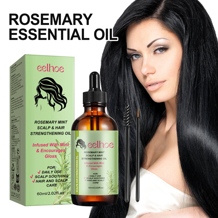 Rosemary Hair Oil for Smoother, Shinier, Stronger Hair