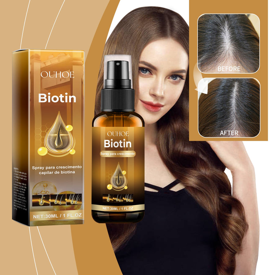 Biotin Scalp Spray for Nourished, Healthier-Looking Hair