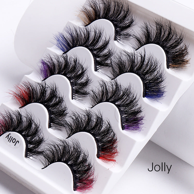 Colorful False Eyelashes for Dramatic Eye Makeup Looks