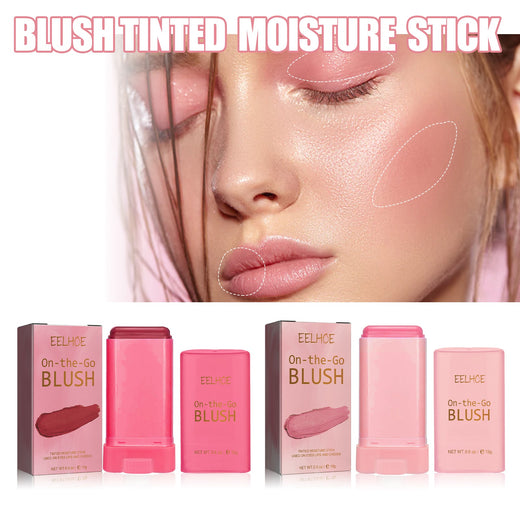 Portable Blush Stick Makeup for Natural Rosy Color