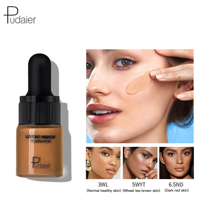 Full Coverage Liquid Foundation for Travel-Ready Skin
