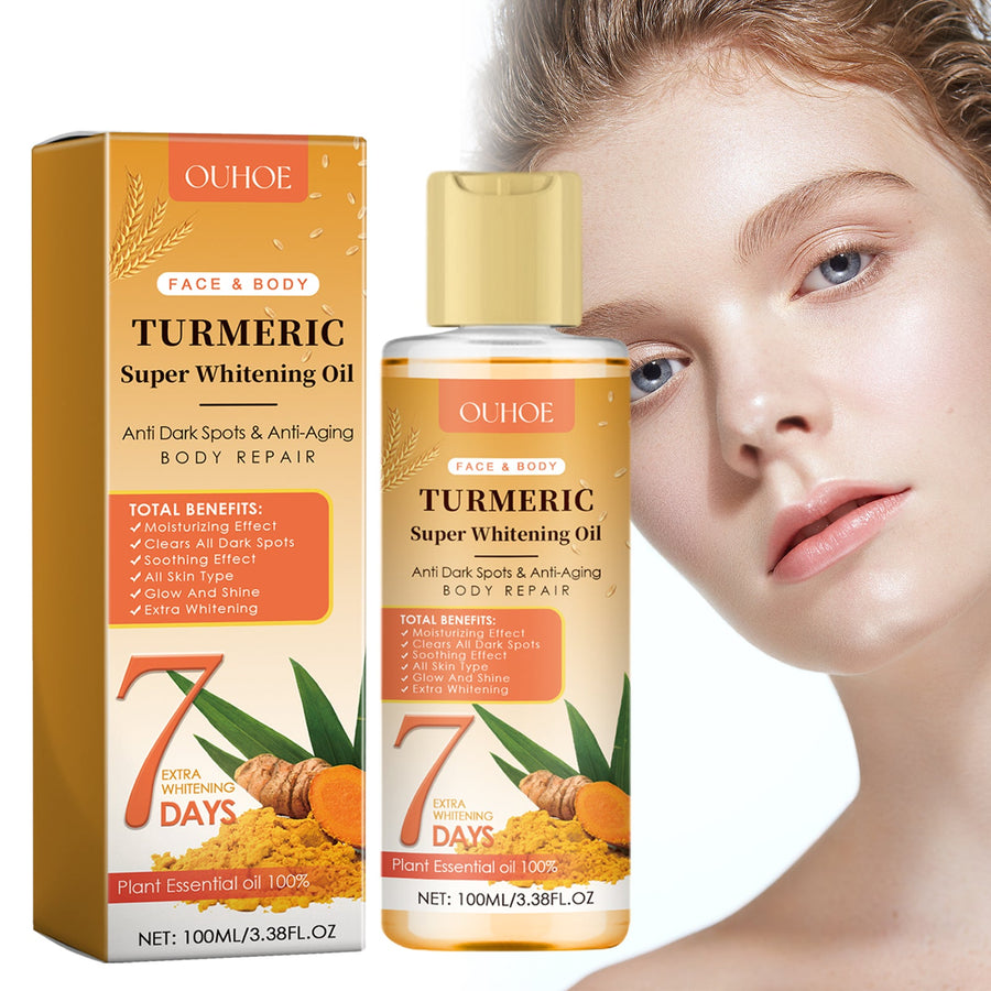 Turmeric Whitening Oil - Brighten Dark Spots in 7 Days