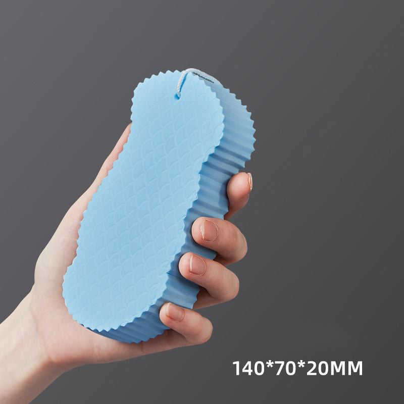 Fish Scale Bath Sponge for Gentle Daily Cleansing