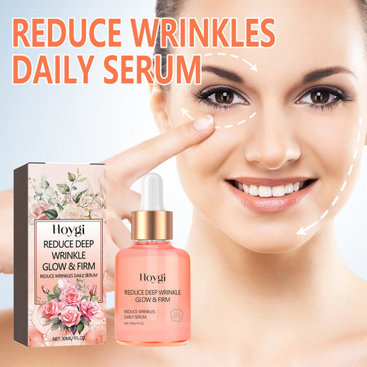 Rose Oil & Vitamin C Serum – Reduce Wrinkles, Glow & Firm