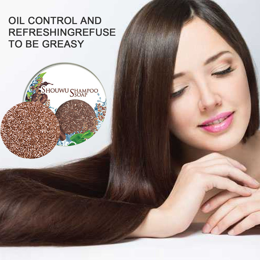 Polygonum Multiflorum Shampoo Cake for Fresher Hair