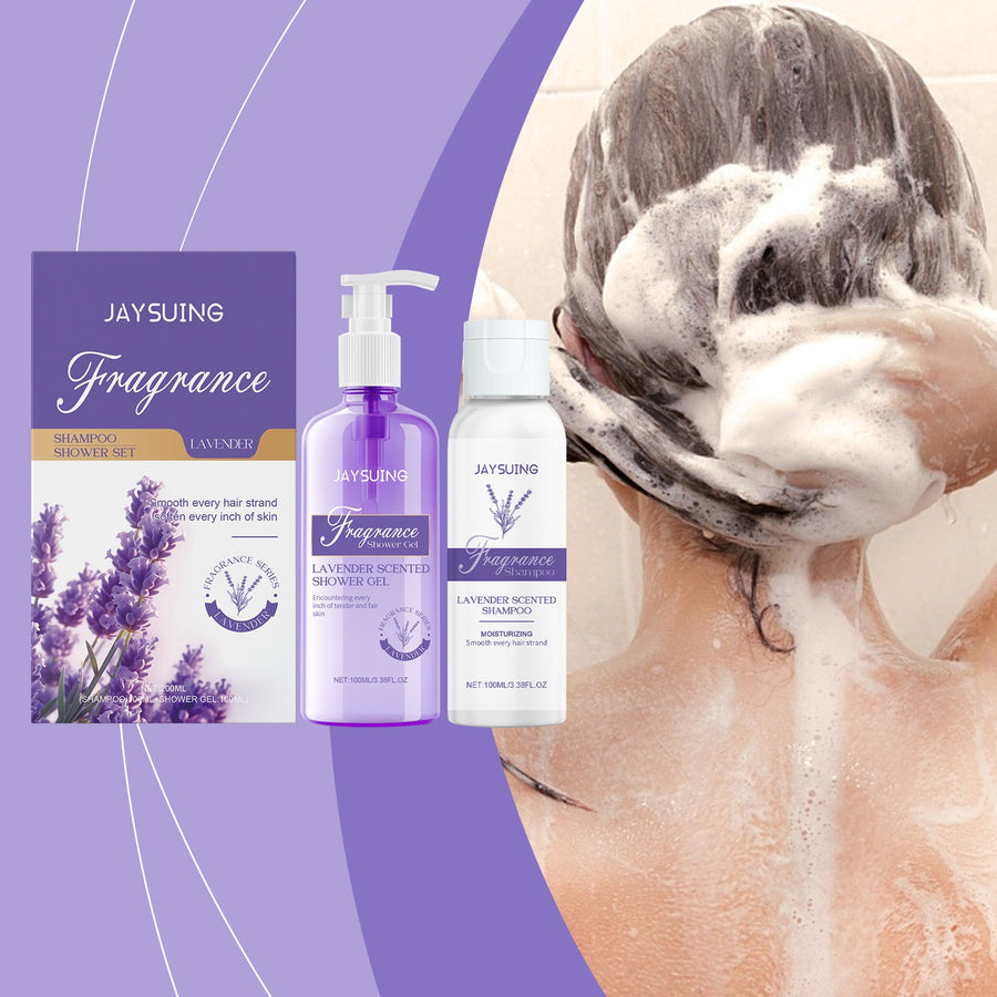 Lavender Shampoo & Shower Set — Gentle Daily Cleanse